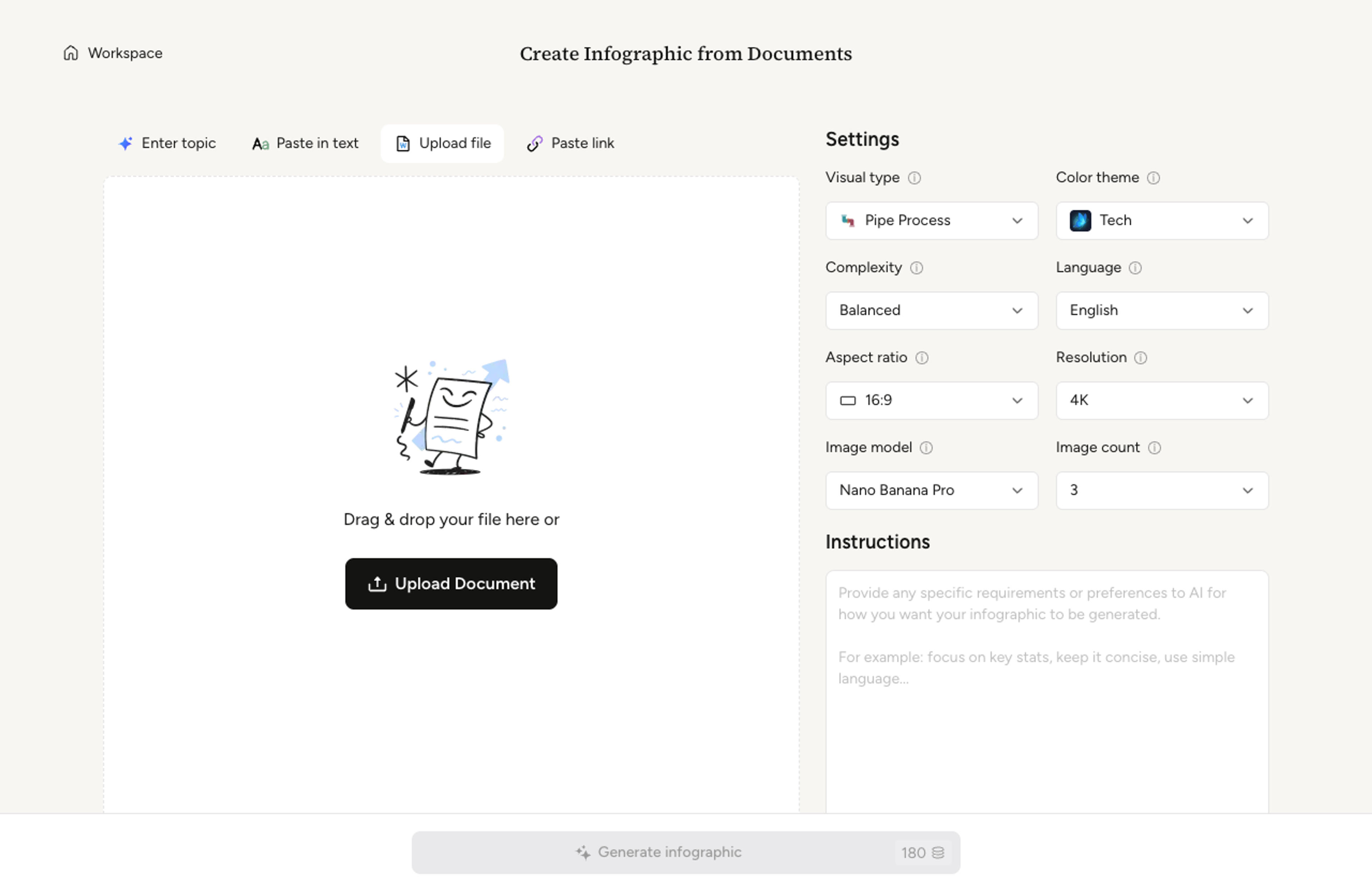 Step 1: Upload the PDF