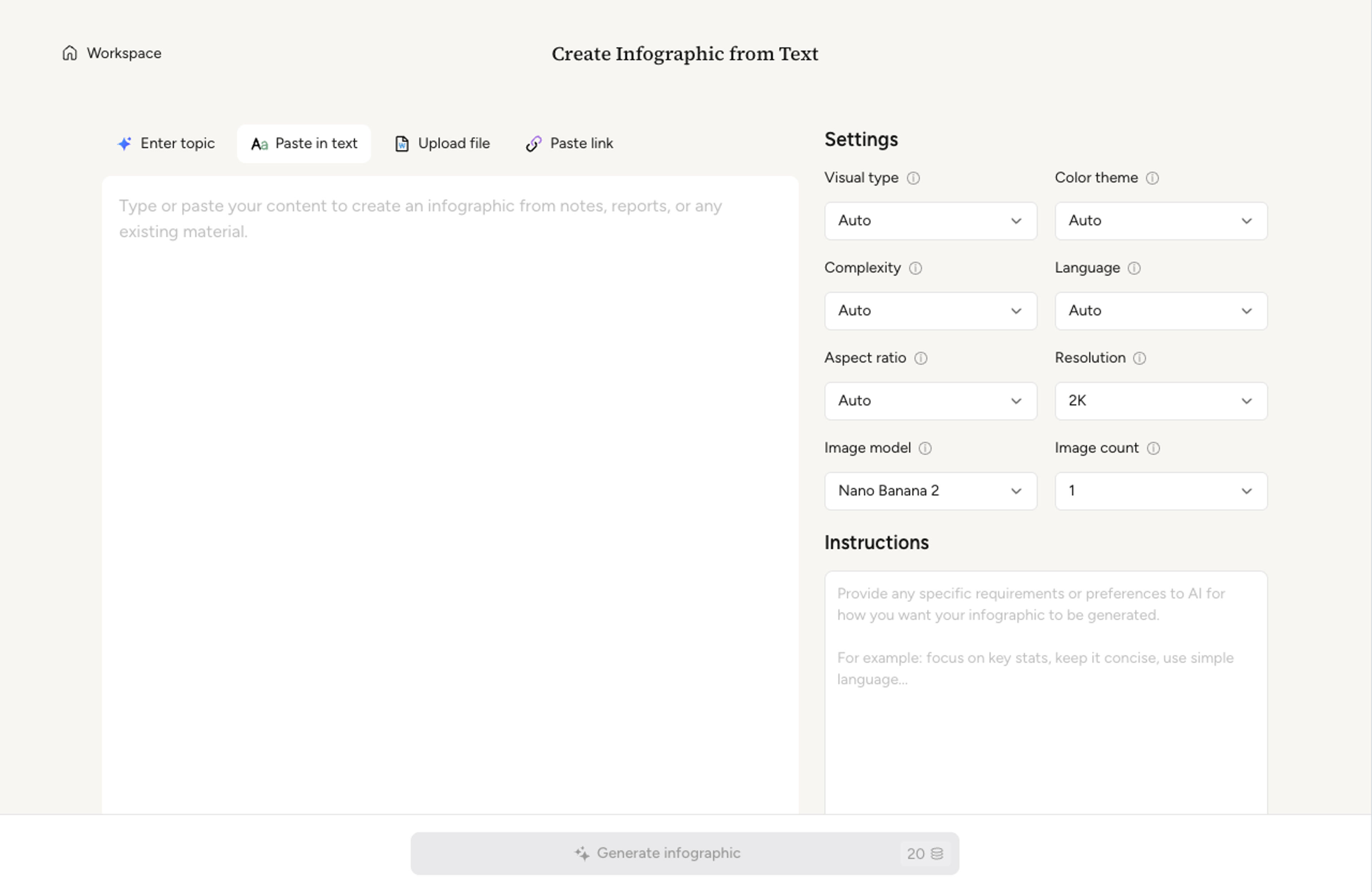 Step 1: Paste Your Text