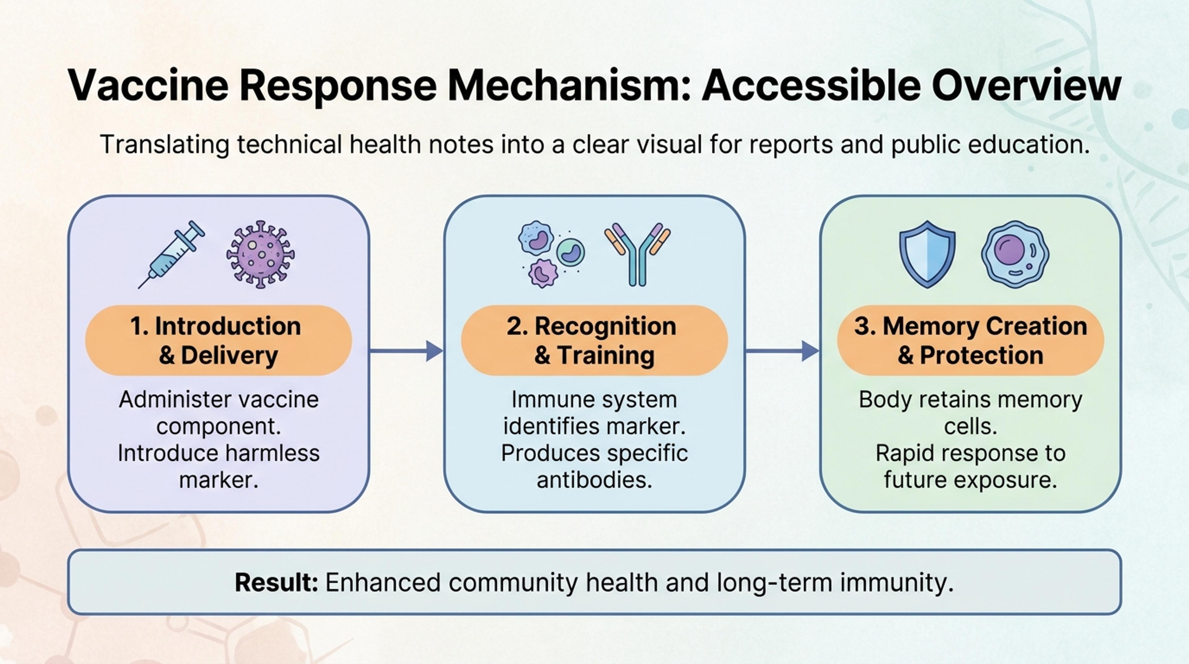 Health explainer scientific figure with accessible callouts