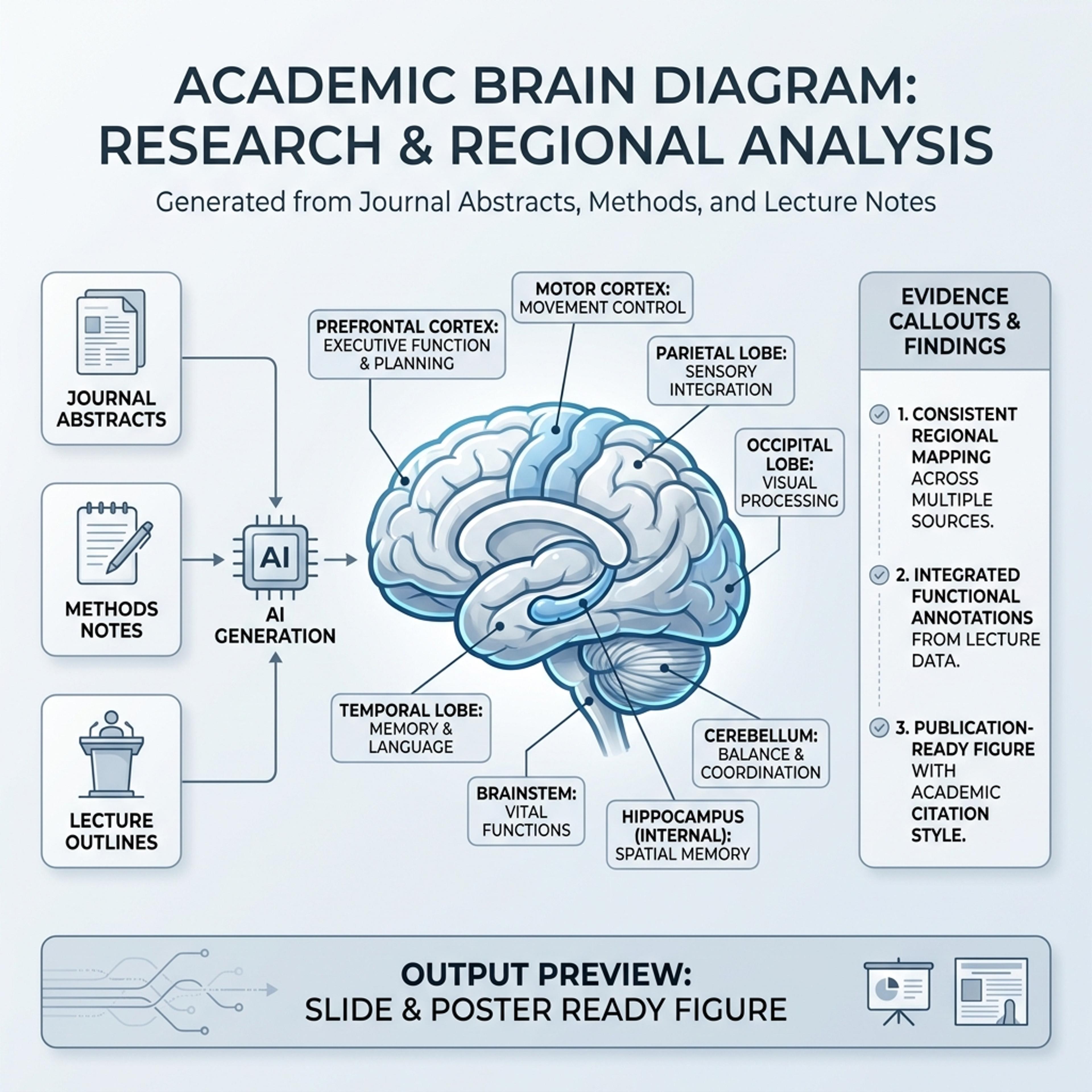 What is a brain diagram?
