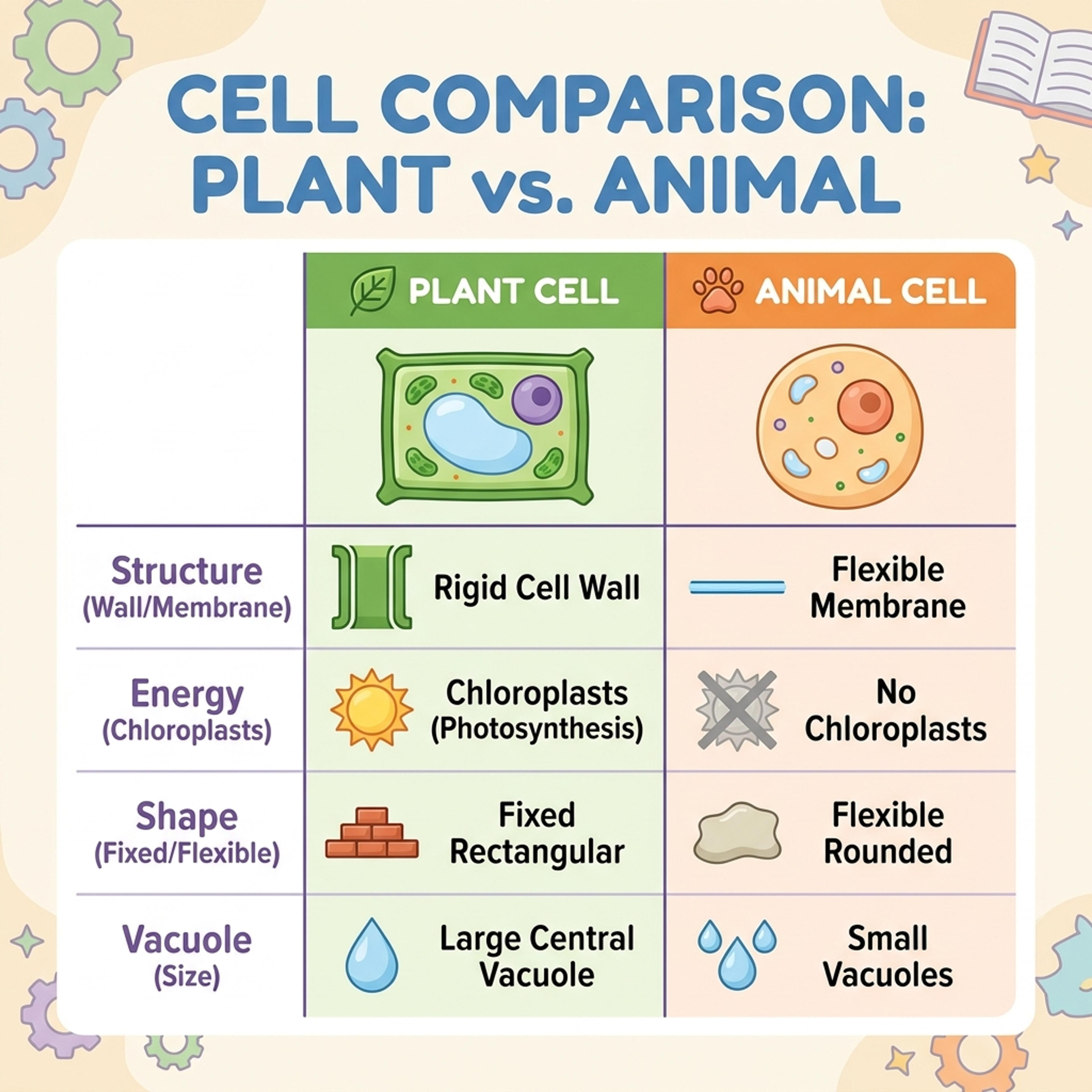 What is a comparison chart?