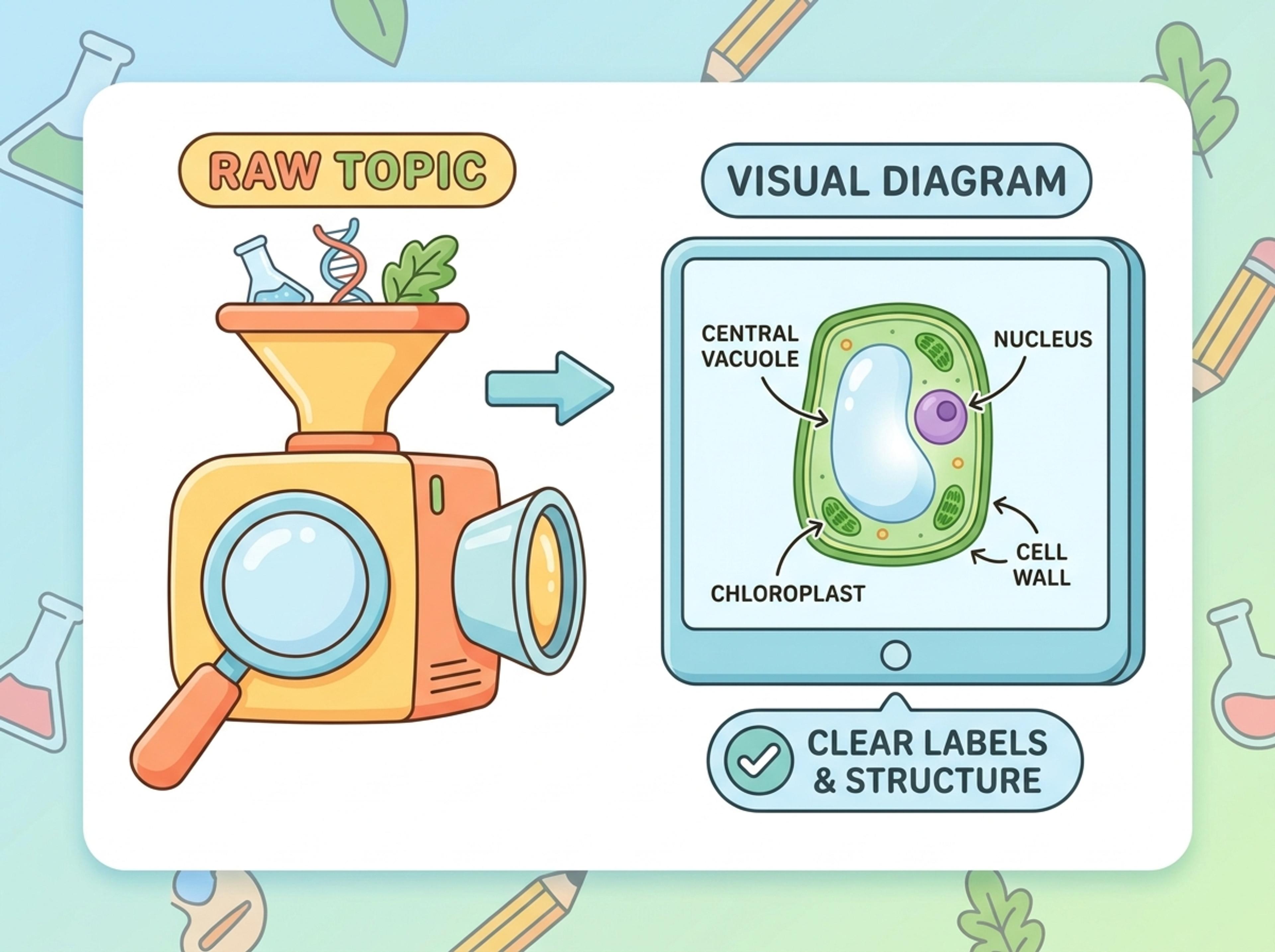 Explain Concepts Visually