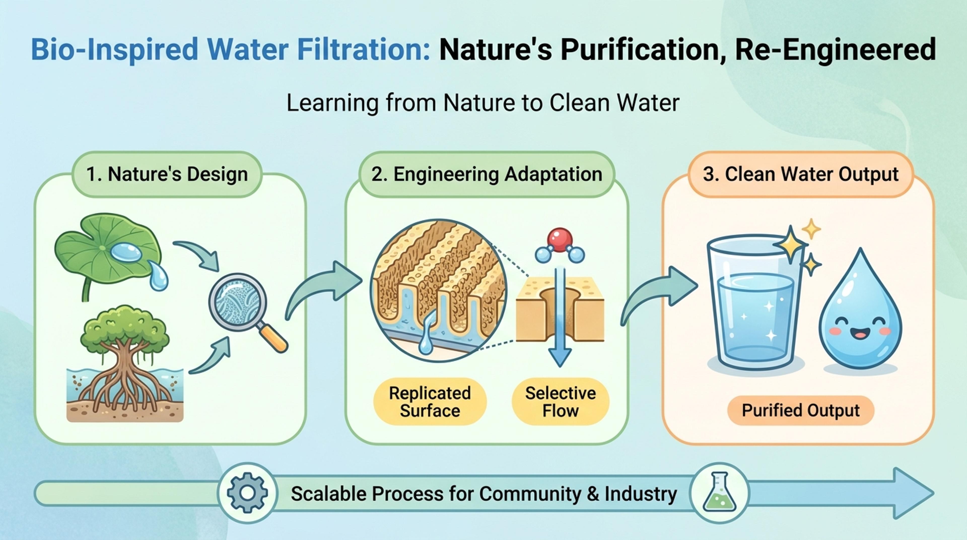 Technical science explainer converted into clipart-style infographic
