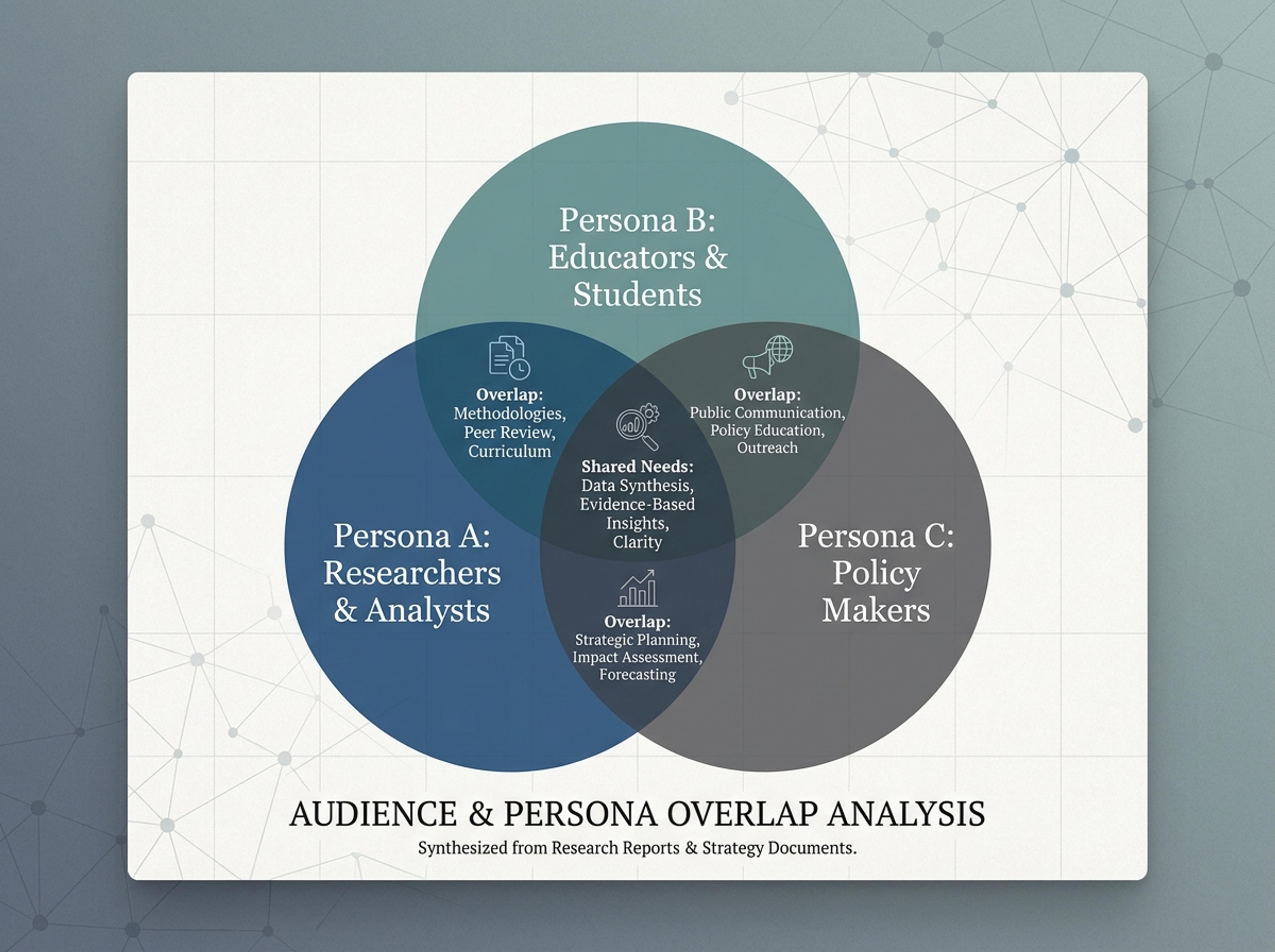 Compare Audiences and Personas