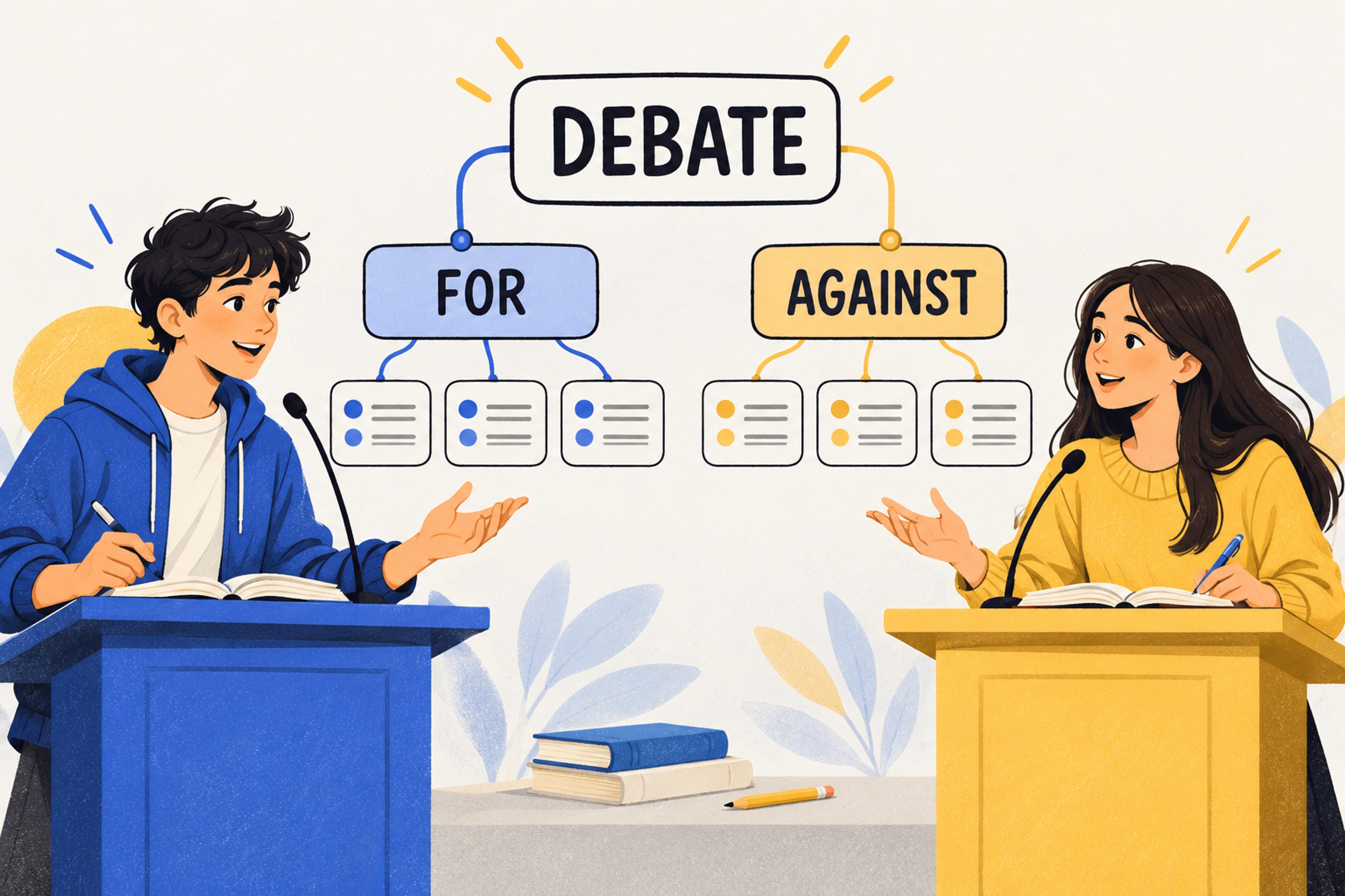 Debate Topics for Students: Ideas with Arguments For and Against