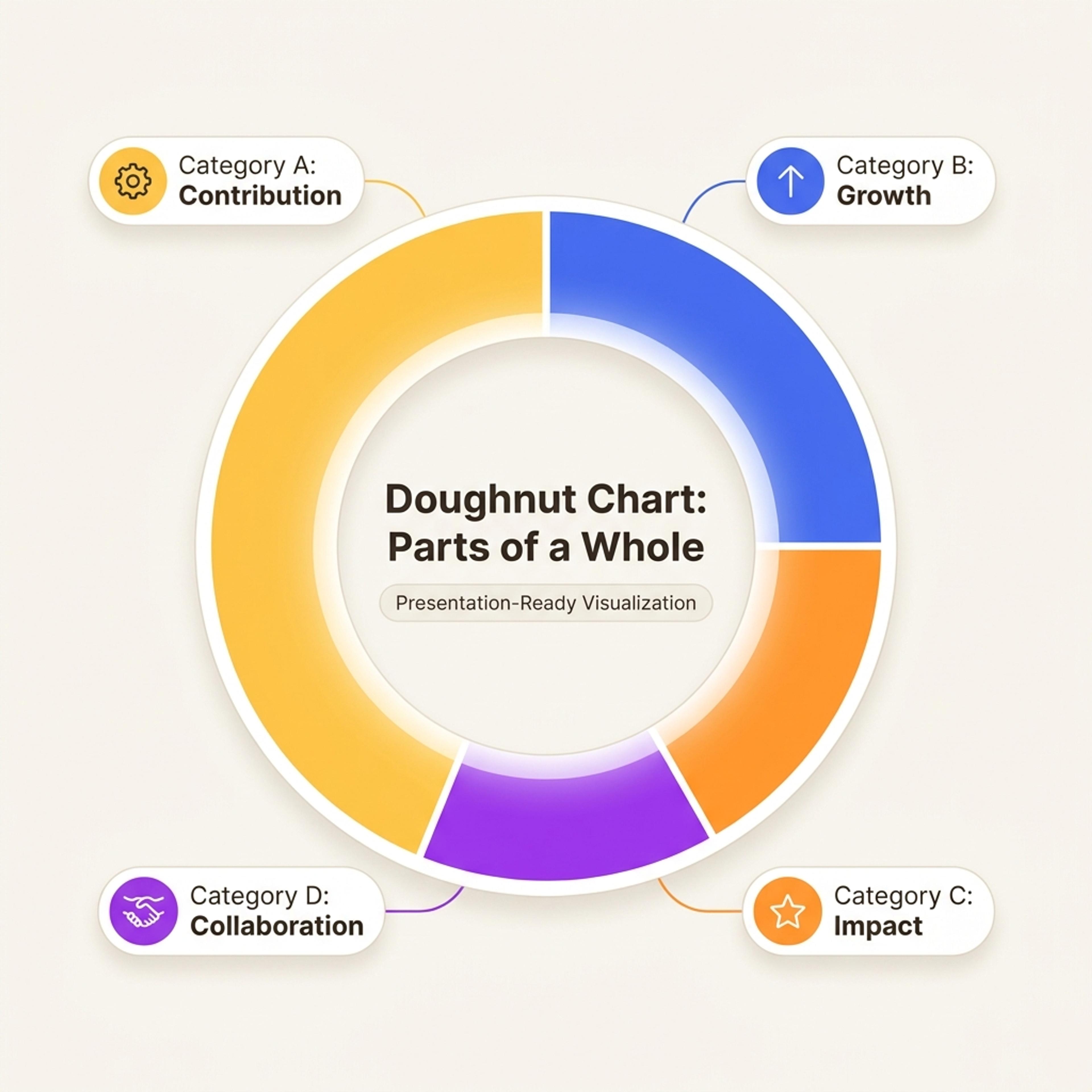 What is a doughnut chart?
