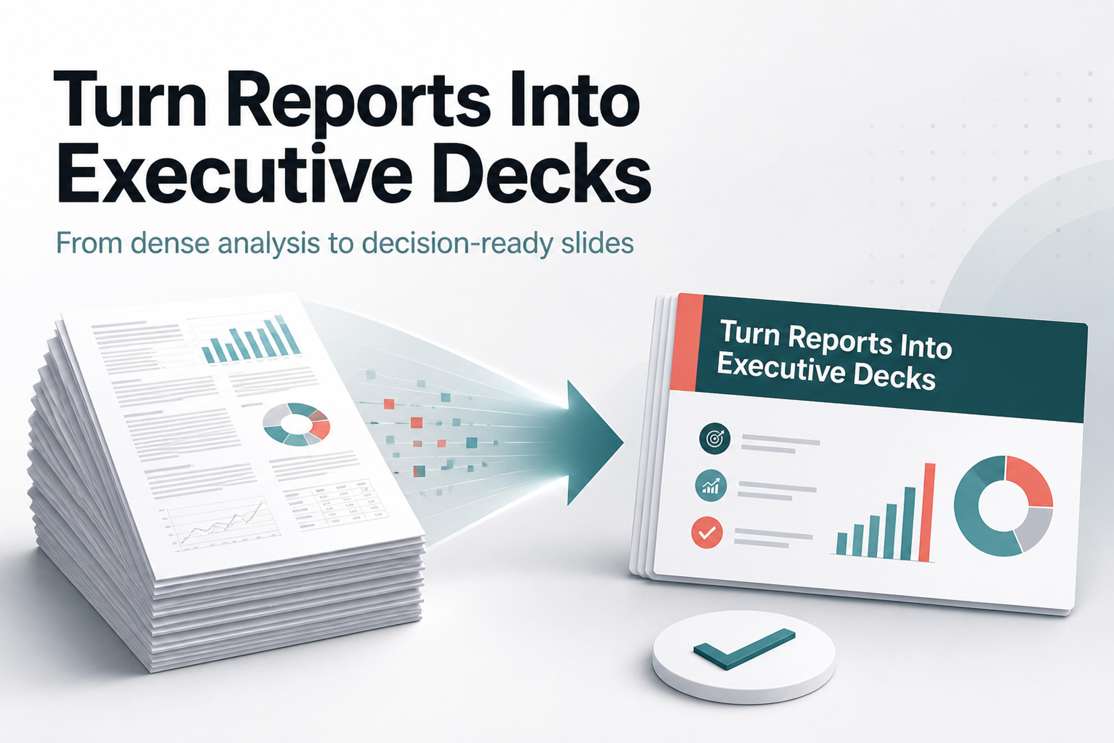 How to Turn a Long Report into an Executive Presentation